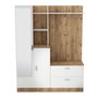 Hanah Home Perchero Dd5-Aw Pino Atlántico y Blanco